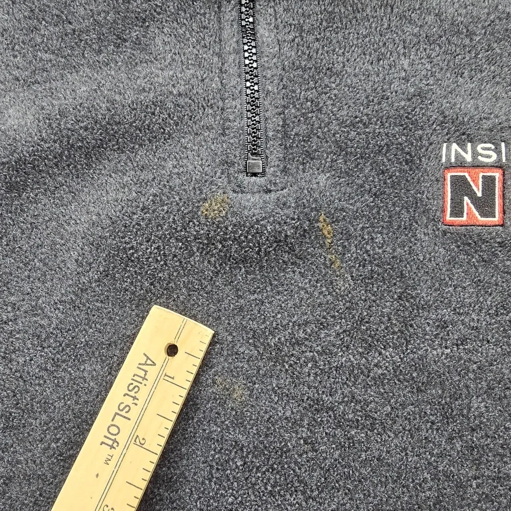 Vintage HBO Inside the NFL Quarter Zip Fleece Pullover Sweater Mens Large